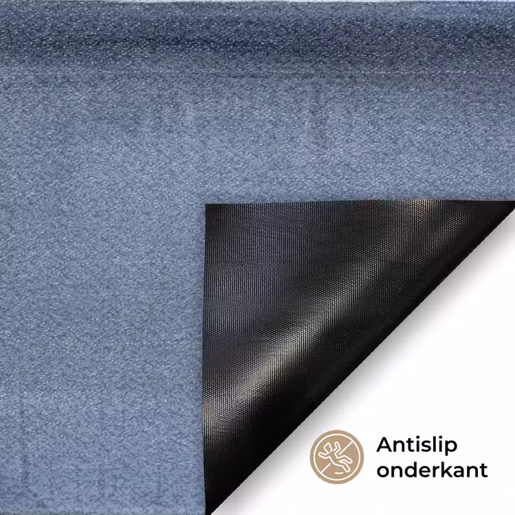 Deurmat - Abstract - Horizontale lijn - Minimalistisch - Donkerblauw - Kunst — 6