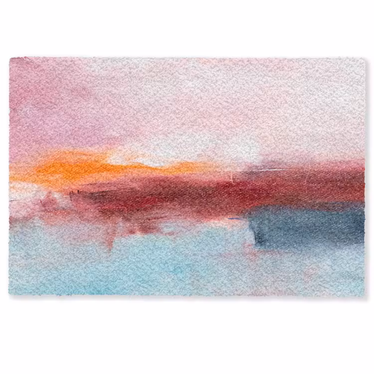 Deurmat - Abstract - Kleuren - Modern - Kunst - Roze — 1