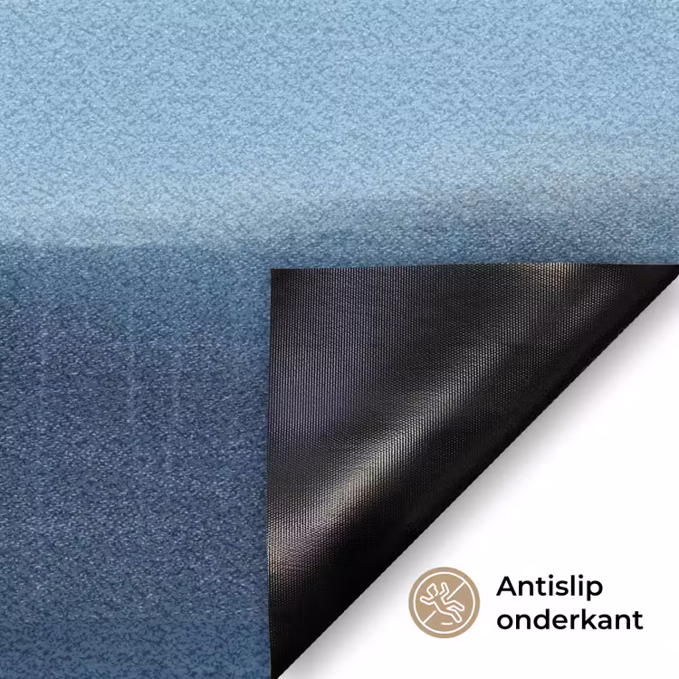 Deurmat - Abstract - Lagen - Rust - Modern - Blauw — 6