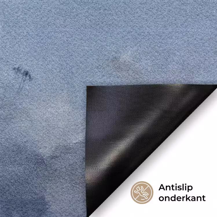 Deurmat - Abstract - Wolken - Modern - Blauw - Kunst — 6