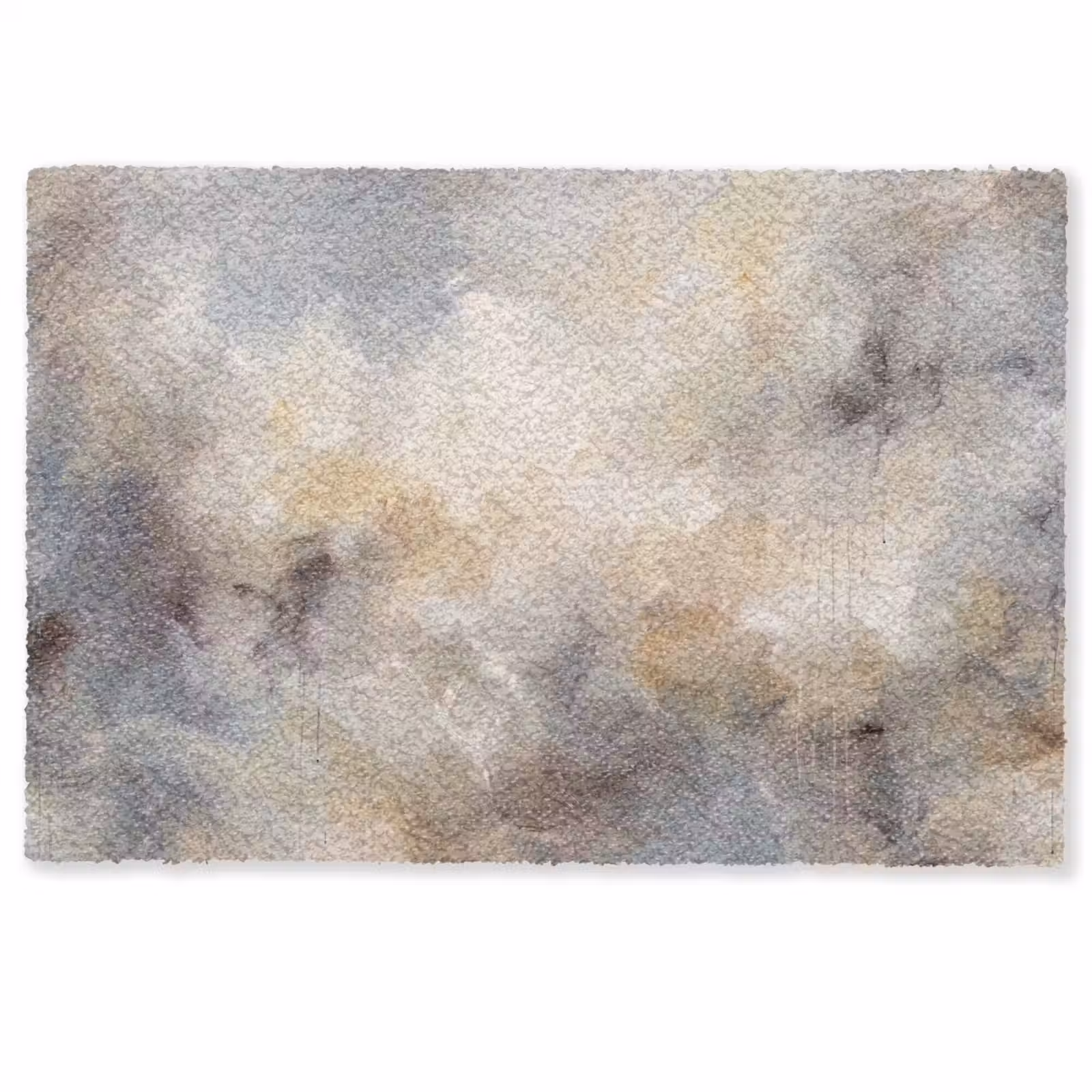 Deurmat - Abstract - Wolken - Sfeervol - Beige - Grijs — 1