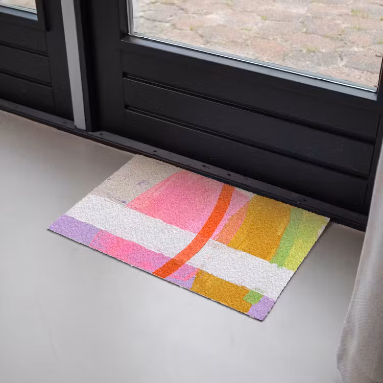 Deurmat - Abstract - Kleurrijk - Vormen - Modern - Kunst — 2