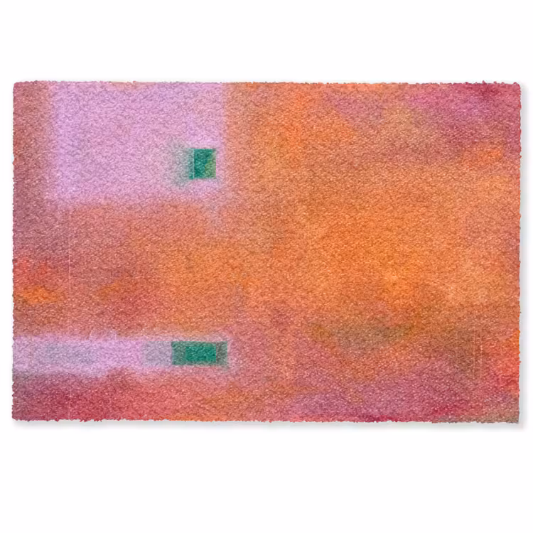 Deurmat - Abstract - Vlakken - Kunst - Modern - Oranje — 1