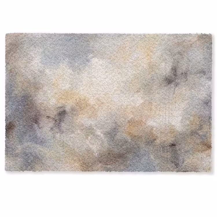 Deurmat - Abstract - Wolken - Sfeervol - Beige - Grijs — 1