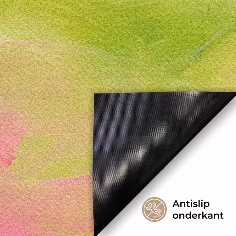 Deurmat - Abstract - Kleuren - Modern - Groen - Roze — 6