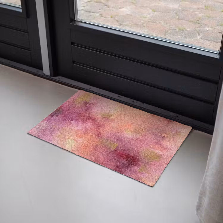 Deurmat - Abstract - Kleuren - Modern - Roze - Paars — 2