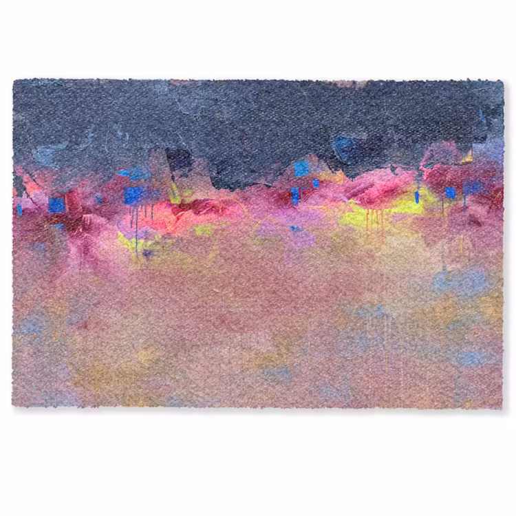 Deurmat - Abstract - Textuur - Kleuren - Modern - Roze — 1