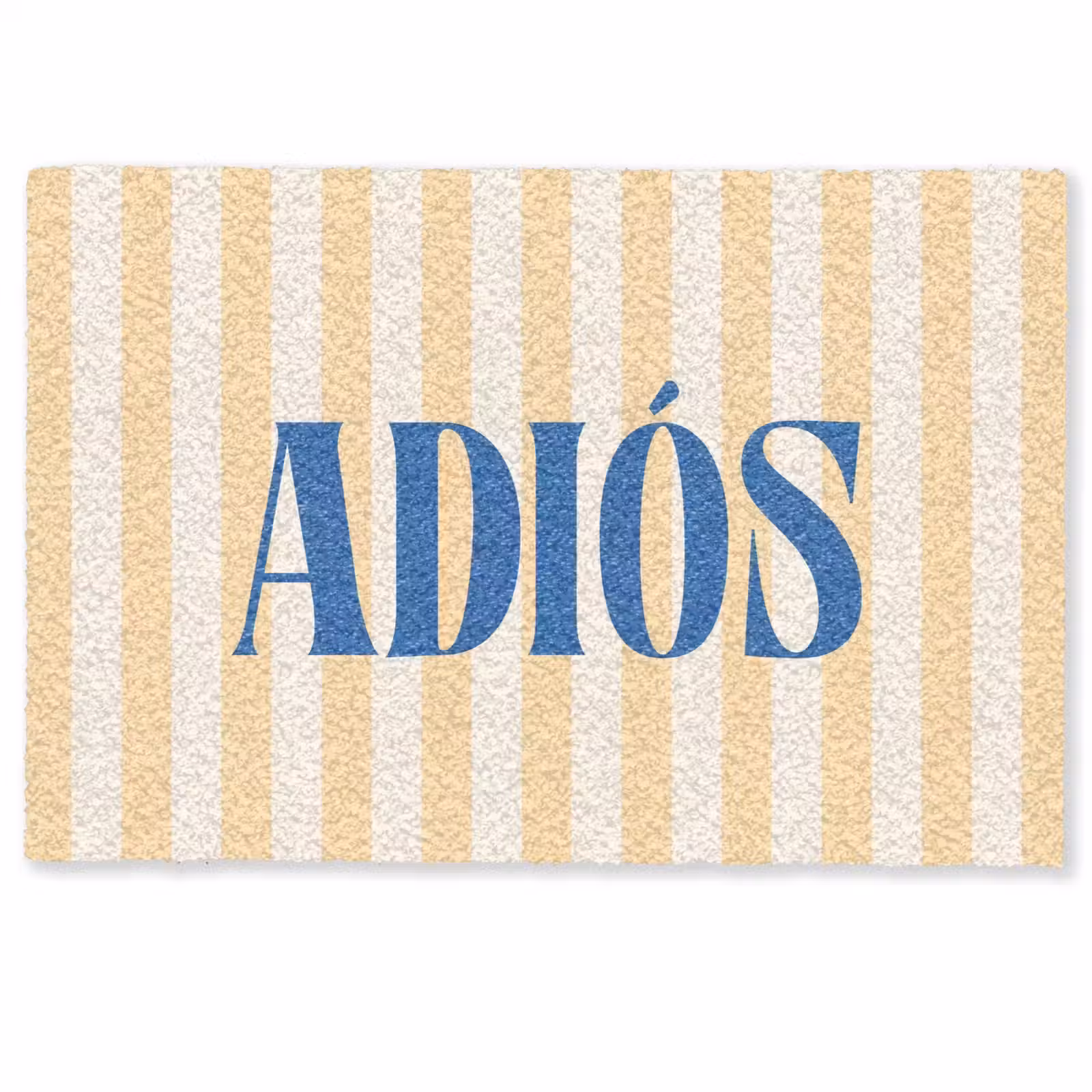 Deurmat - Blauw - Geel - Strepen - Adiós — 1