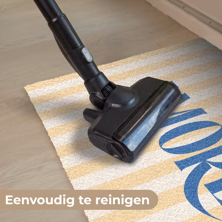 Deurmat - Blauw - Geel - Strepen - Amore — 9