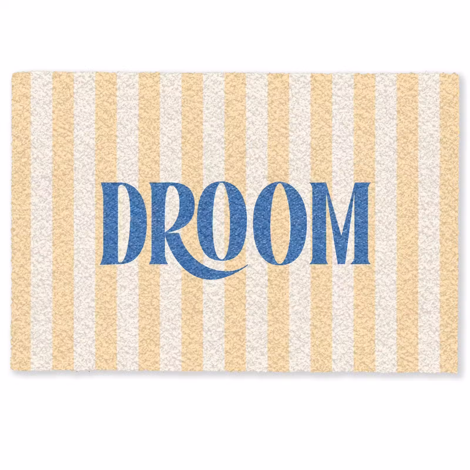 Deurmat - Blauw - Geel - Strepen - Droom — 1