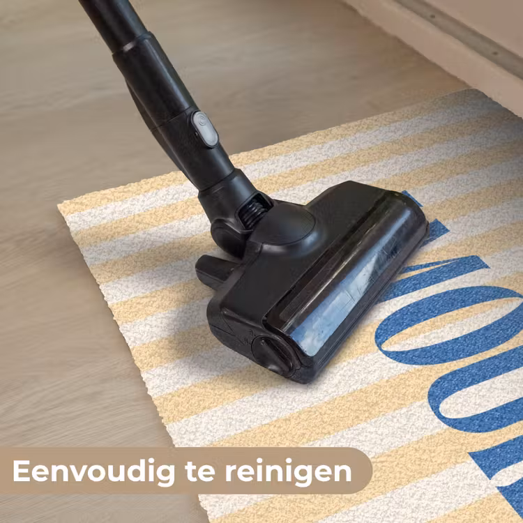 Deurmat - Blauw - Geel - Strepen - Amour — 9