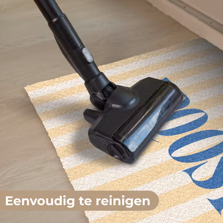 Deurmat - Blauw - Geel - Strepen - Proost — 9