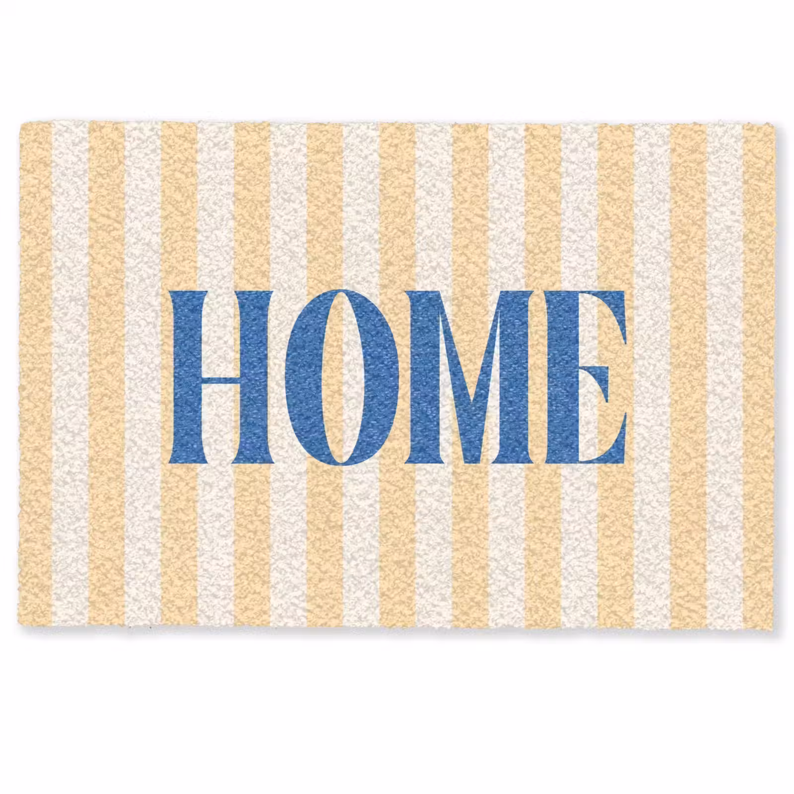 Deurmat - Blauw - Geel - Strepen - Home — 1