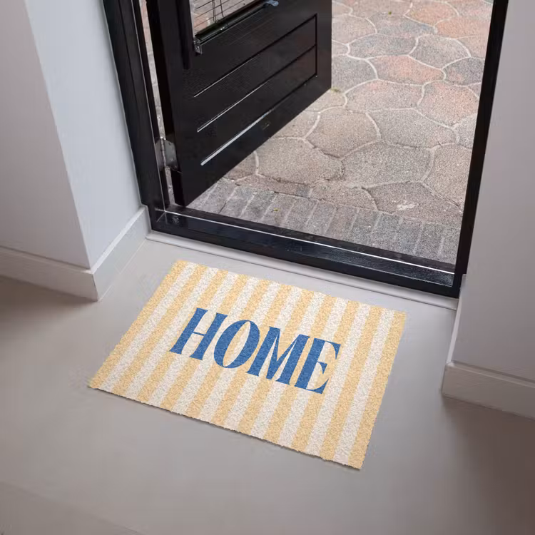 Deurmat - Blauw - Geel - Strepen - Home — 4