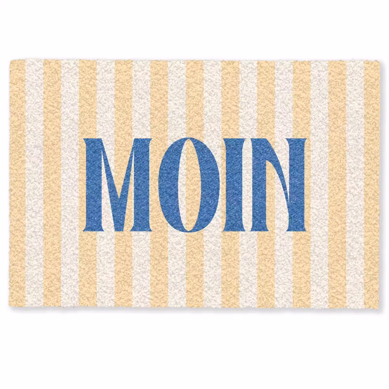 Deurmat - Blauw - Geel - Strepen - Moin — 1