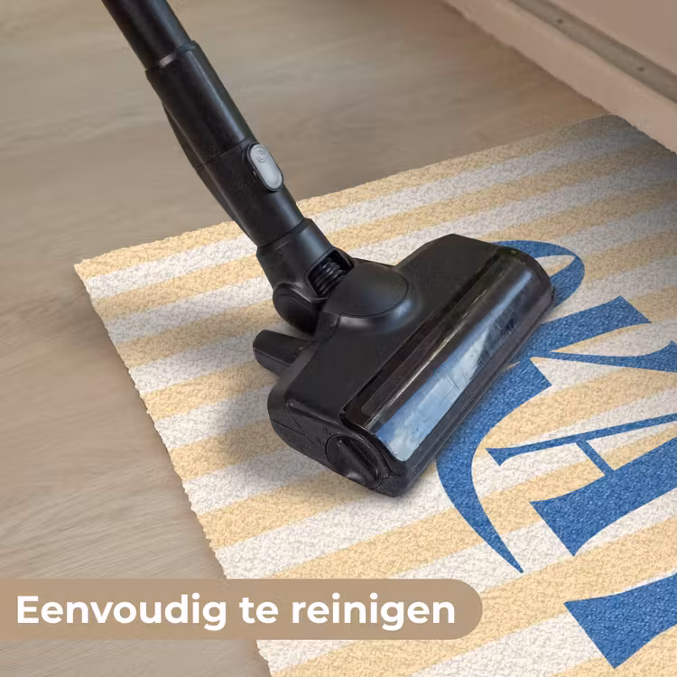 Deurmat - Blauw - Geel - Strepen - Okay — 9
