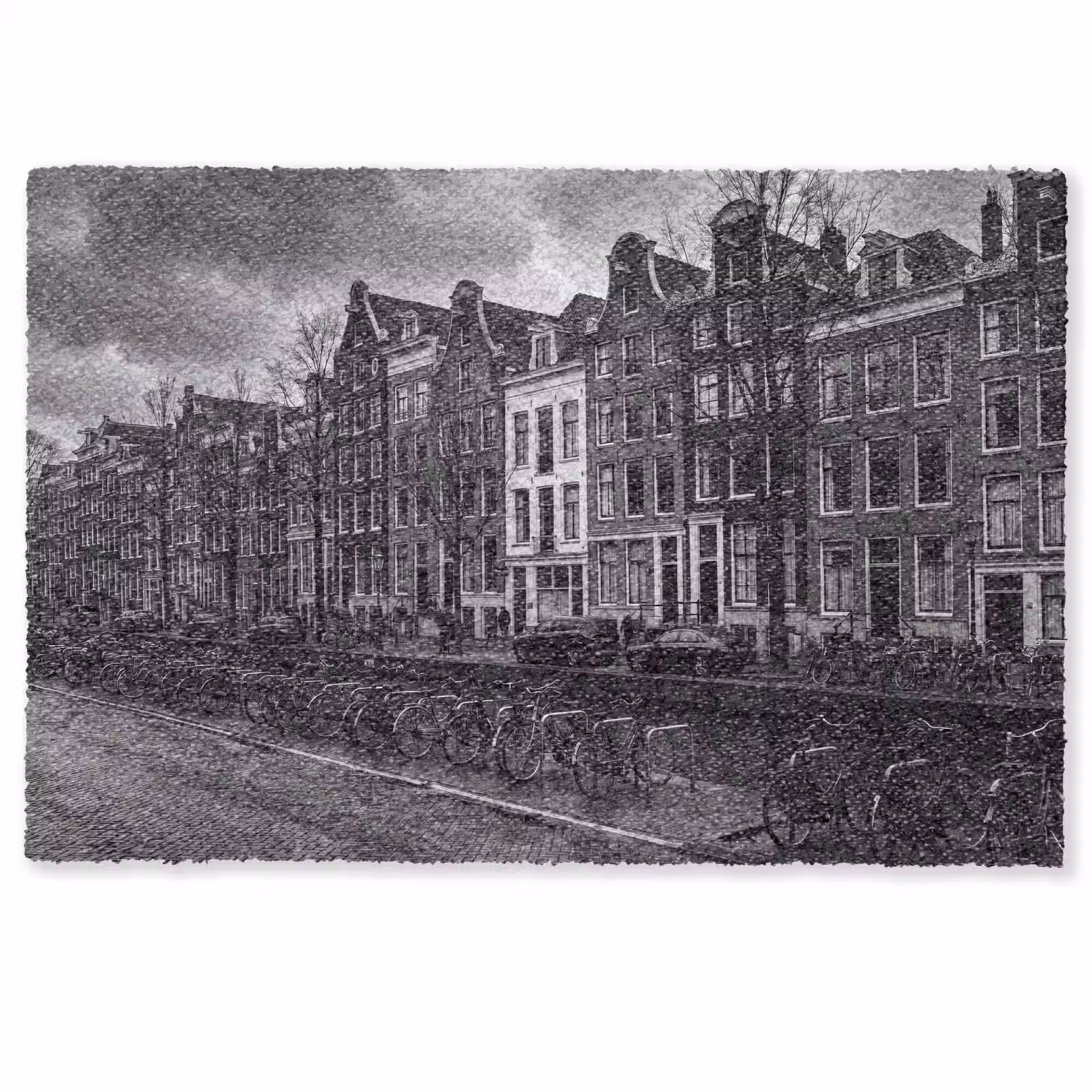 Deurmat - Huis - Gracht - Amsterdam - Architectuur - Zwart-wit — 1