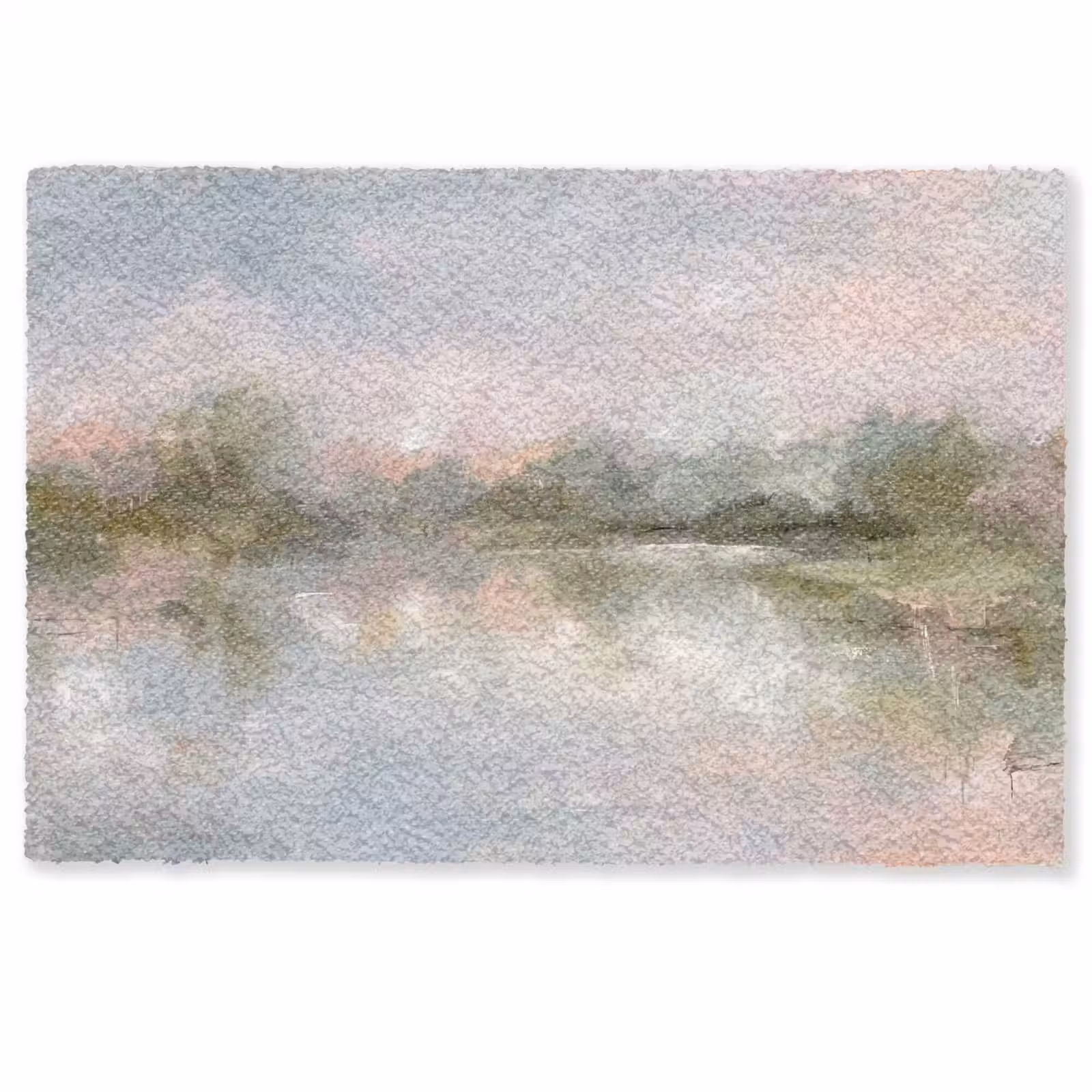 Deurmat - Natuur - Landschap - Abstract - Water - Groen — 1