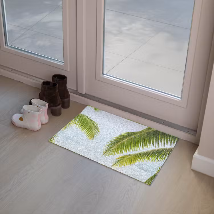 Deurmat - Boom - Bladeren - Water - Tropisch - Groen — 8