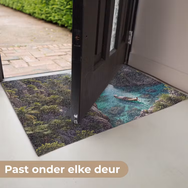 Deurmat - Eiland - Tropisch - Water - Palmbomen - Natuur — 7