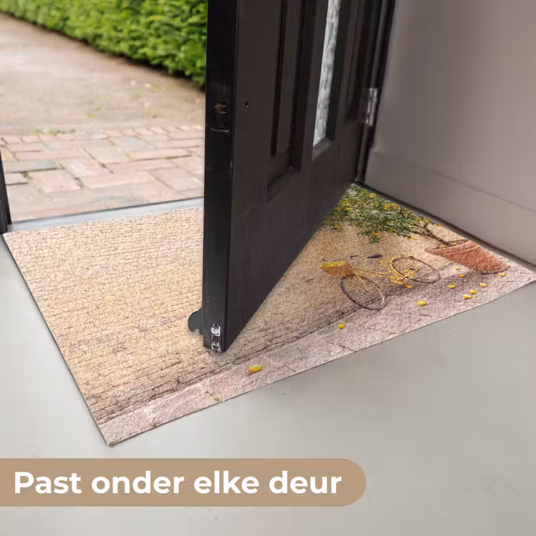 Deurmat - Fiets - Mand - Eten - Geel - Zomer — 7