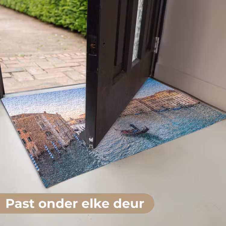 Deurmat - Gondel - Venetië - Kanaal - Stadsgezicht - Avondlicht — 7