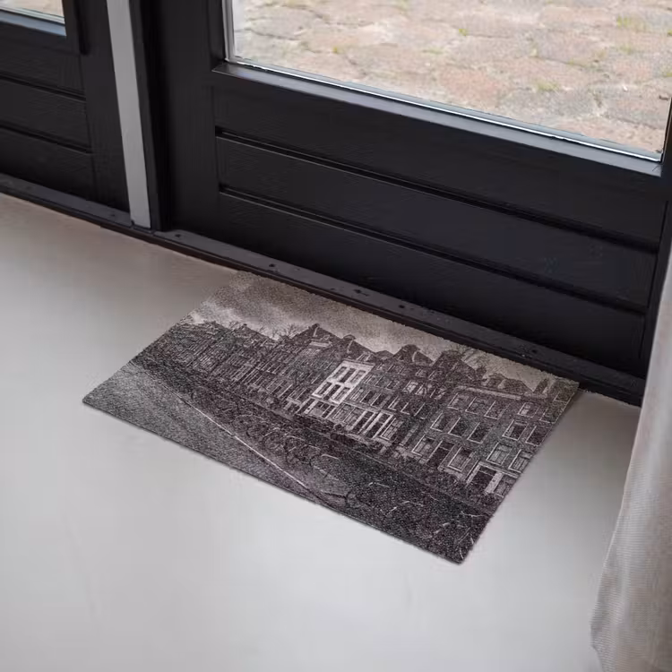 Deurmat - Huis - Gracht - Amsterdam - Architectuur - Zwart-wit — 2