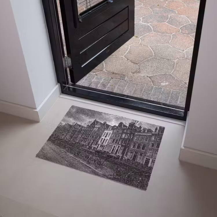 Deurmat - Huis - Gracht - Amsterdam - Architectuur - Zwart-wit — 4