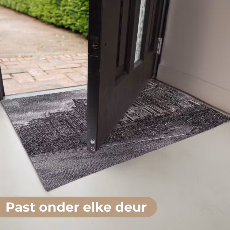 Deurmat - Huis - Gracht - Amsterdam - Architectuur - Zwart-wit — 7