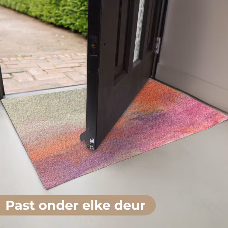 Deurmat - Kunst - Vloeiend - Overgangen - Oranje — 7