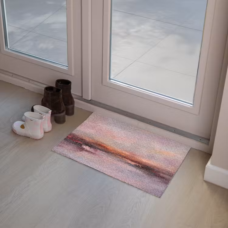 Deurmat - Landschap - Zonsondergang - Abstract - Modern - Roze — 8