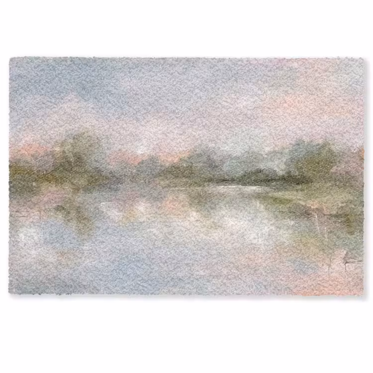 Deurmat - Natuur - Landschap - Abstract - Water - Groen — 1