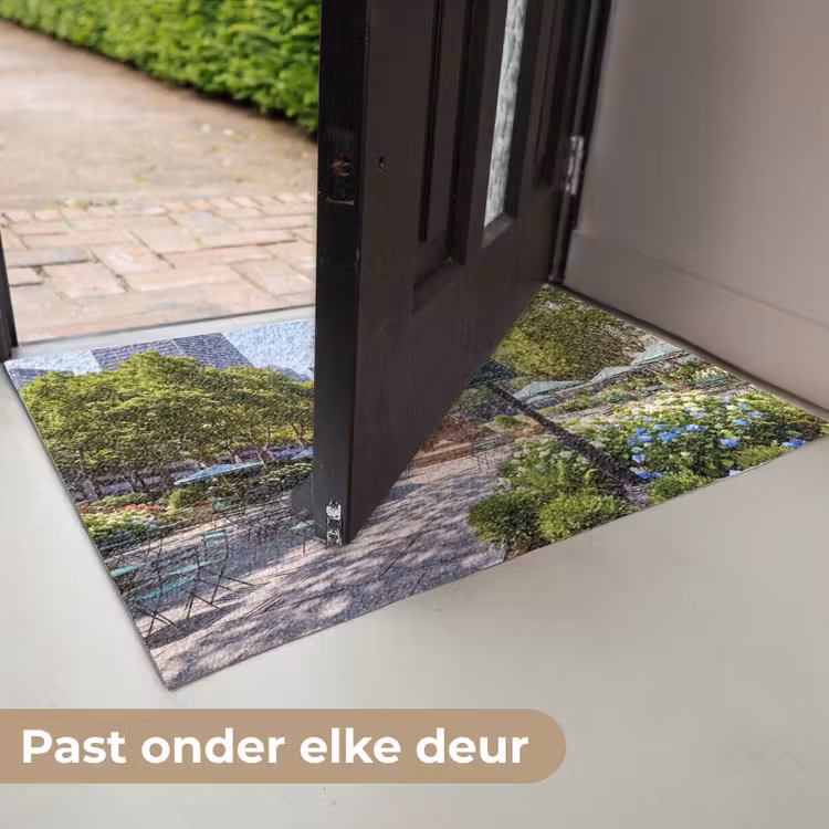 Deurmat - Park - Fontein - Stad - Natuur — 7