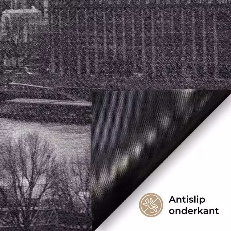 Deurmat - Reuzenrad - Klokkentoren - Architectuur - Zwart-wit - Stad — 6