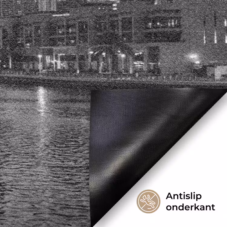 Deurmat - Stad - Skyline - Architectuur - Avond - Zwart-wit — 6