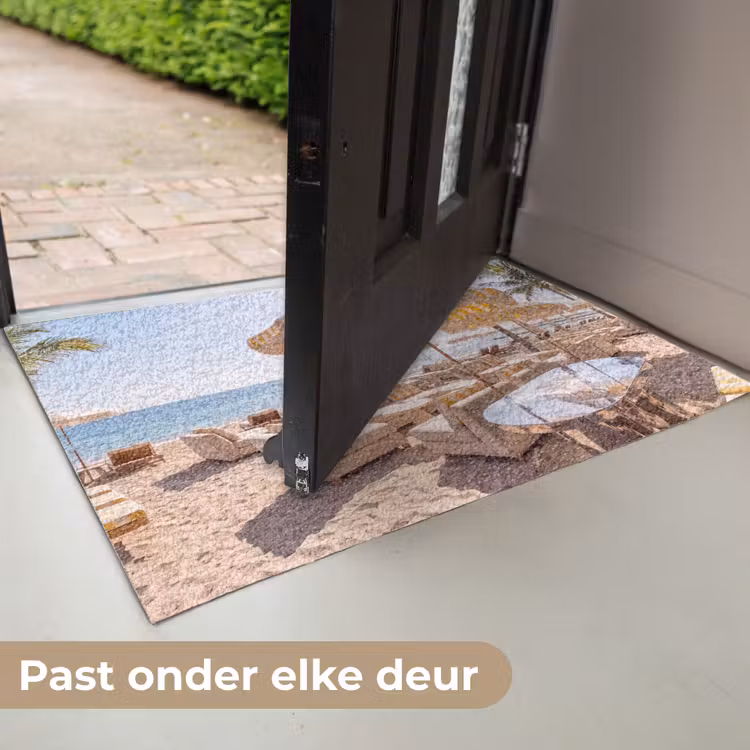 Deurmat - Strand - Ligbedden - Vakantie - Modern - Geel — 7