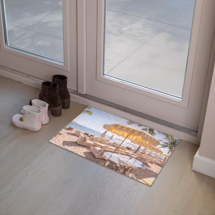 Deurmat - Strand - Ligbedden - Vakantie - Modern - Geel — 8