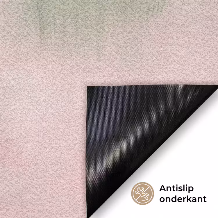 Deurmat - Kunst - Abstract - Modern - Groen - Roze — 6
