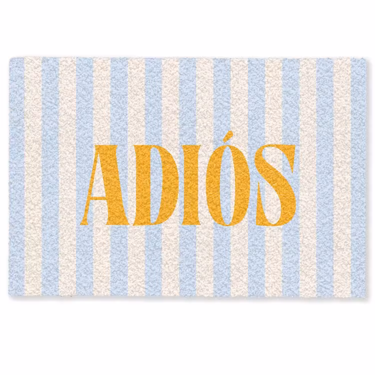 Deurmat - Oranje - Blauw - Strepen - Adiós — 1