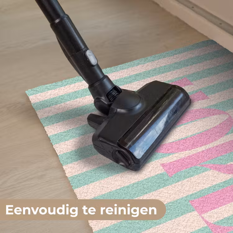 Deurmat - Roze - Groen - Strepen - Hope — 9
