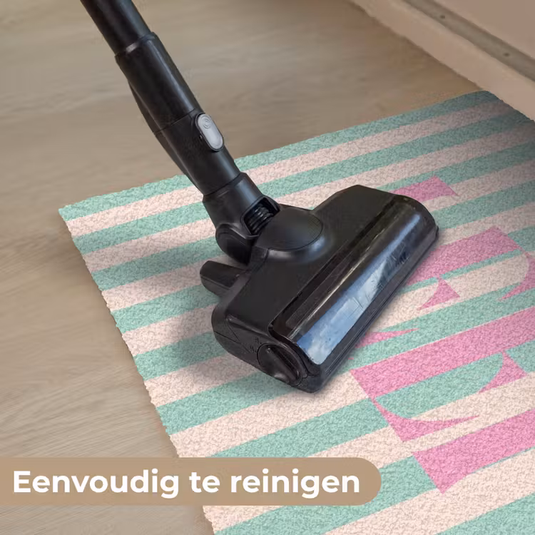 Deurmat - Roze - Groen - Strepen - Leef — 9