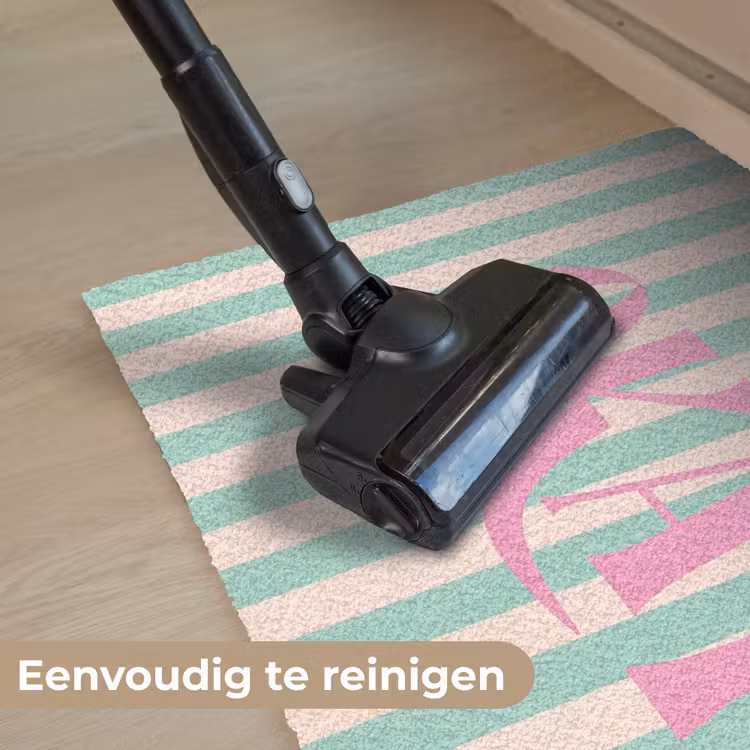Deurmat - Roze - Groen - Strepen - Okay — 9