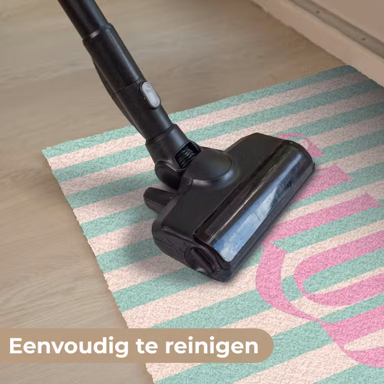 Deurmat - Roze - Groen - Strepen - Salud — 9