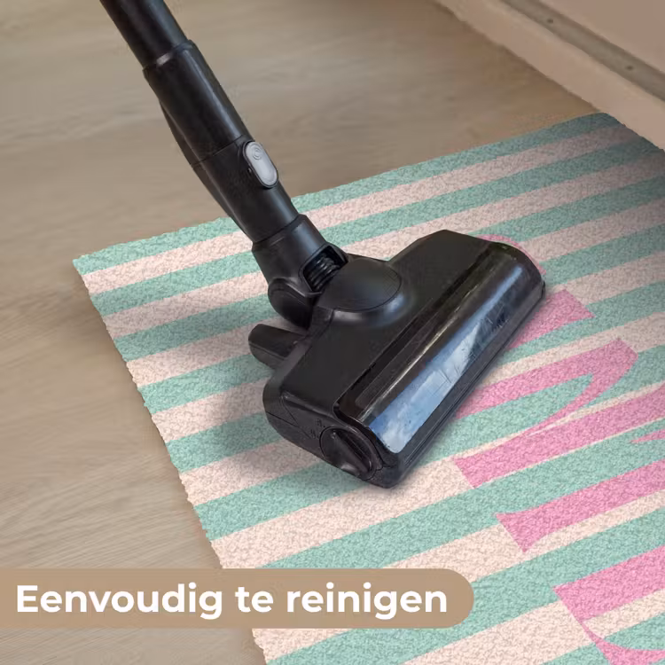 Deurmat - Roze - Groen - Strepen - Santé — 9