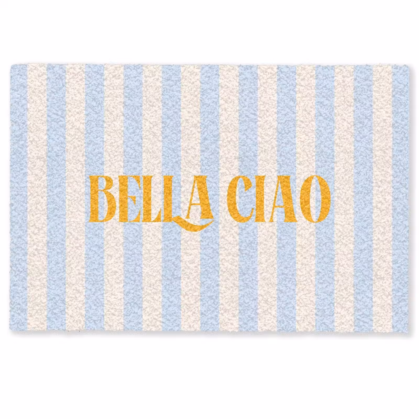 Deurmat - Oranje - Blauw - Strepen - Bella ciao — 1