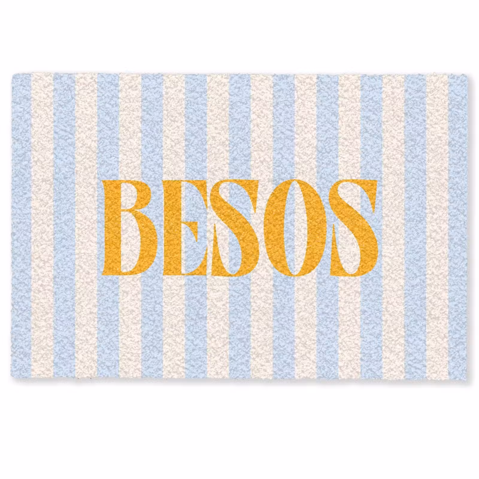 Deurmat - Oranje - Blauw - Strepen - Besos — 1
