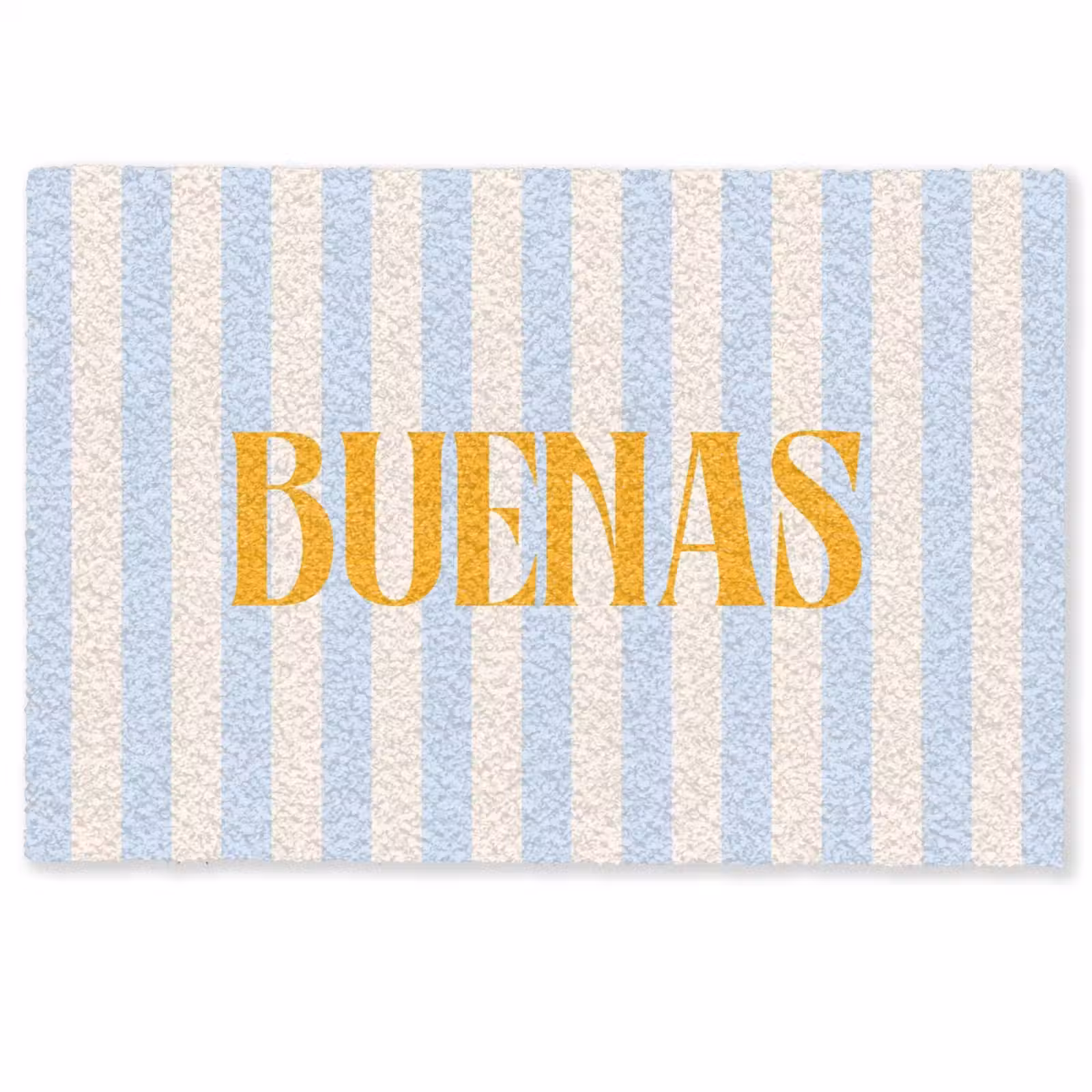 Deurmat - Oranje - Blauw - Strepen - Buenas — 1