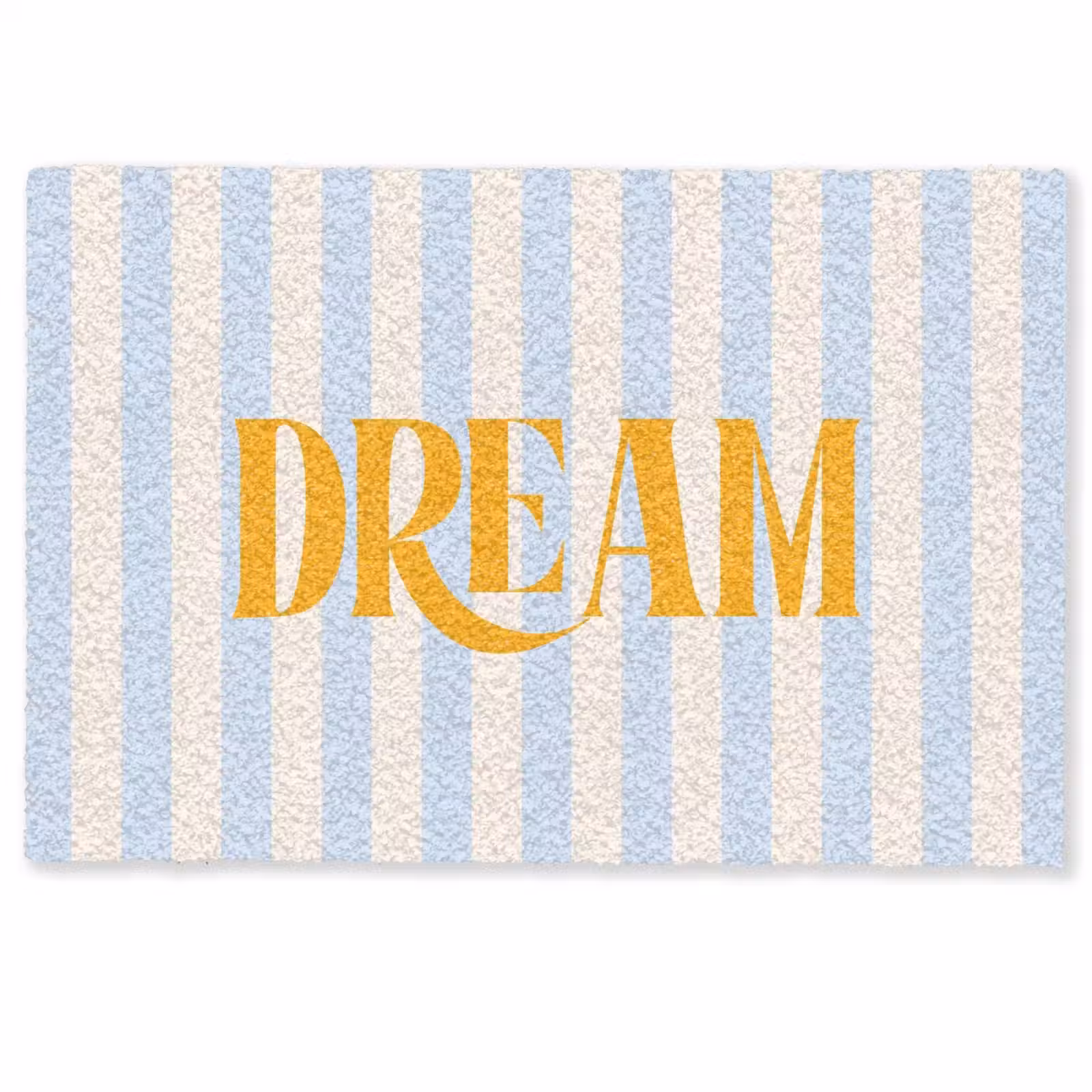Deurmat - Oranje - Blauw - Strepen - Dream — 1