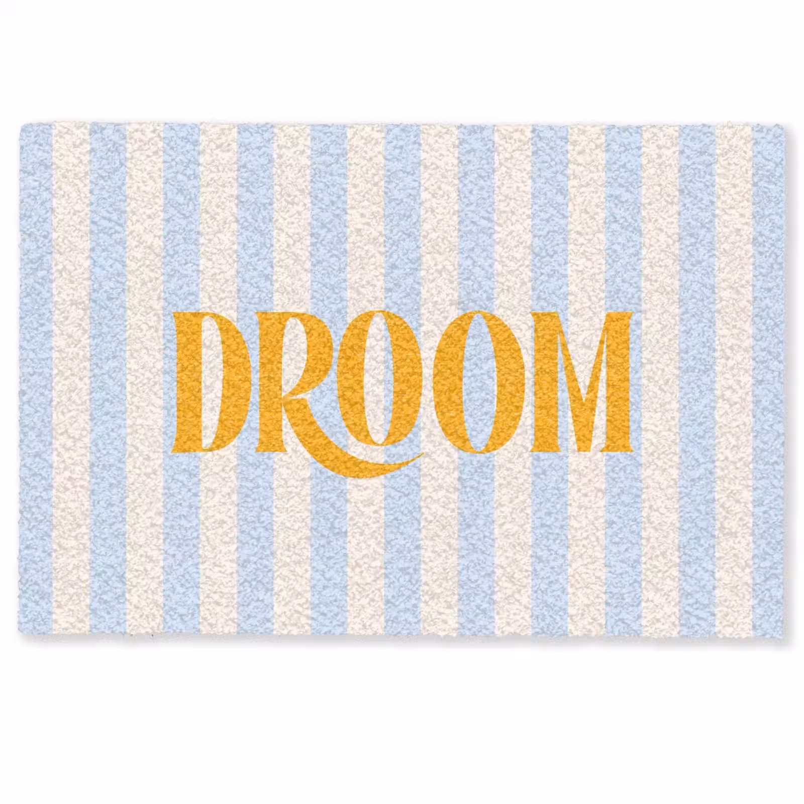 Deurmat - Oranje - Blauw - Strepen - Droom — 1