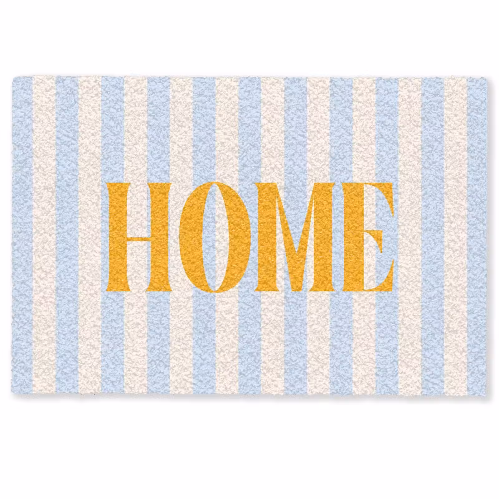 Deurmat - Oranje - Blauw - Strepen - Home — 1